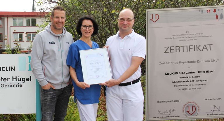 Zertifizierung zum Schwerpunktzentrum Hypertonie DHL