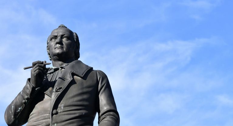 Denkmal des Schriftstellers Jean Paul Friedrich Richter in Bayreuth